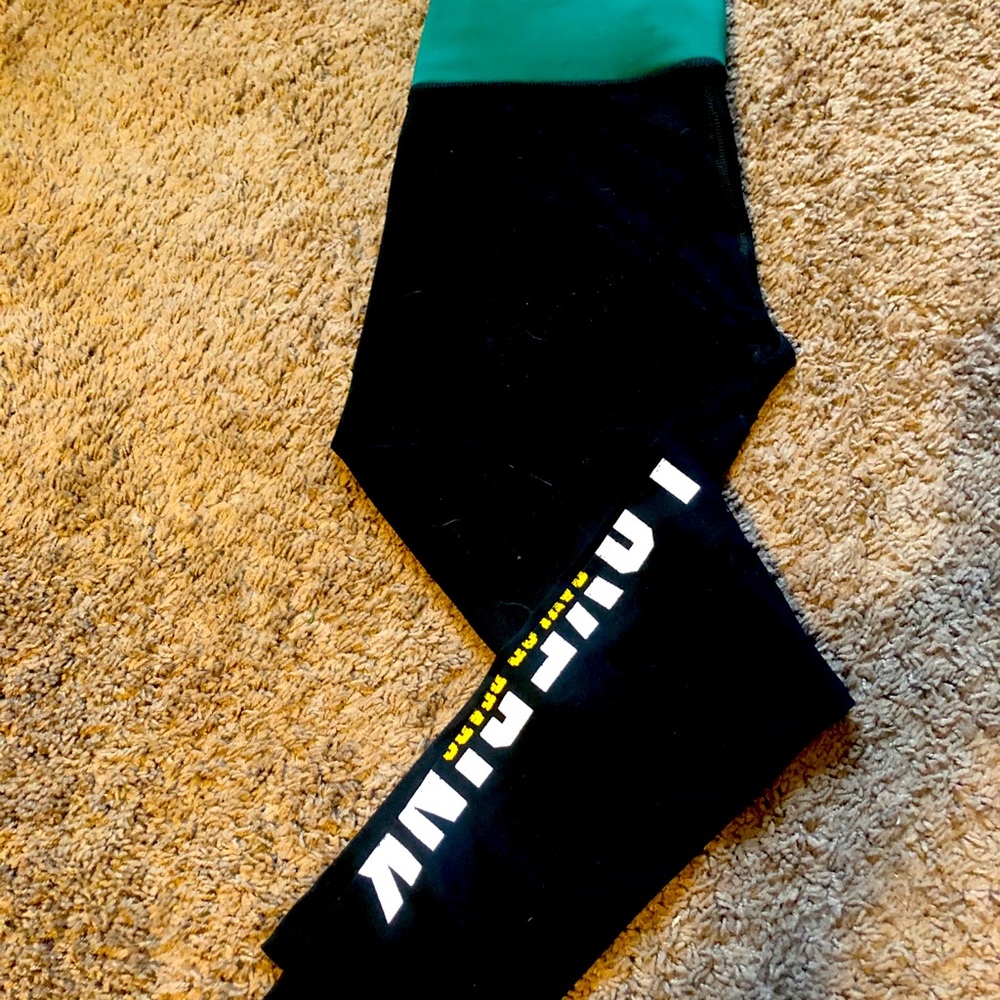 Pink athletic control top pants